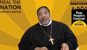 Reverend Dr. Barber during an NCCHCA meeting