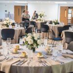 NCCHCA conference attendees register for Day 1 events while healthcare leaders, board members, sponsors, and rural health professionals gather for meetings, networking, and the Health Center Leader Reception at Sarah P. Duke Gardens in Durham, NC.