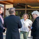NCCHCA conference attendees register for Day 1 events while healthcare leaders, board members, sponsors, and rural health professionals gather for meetings, networking, and the Health Center Leader Reception at Sarah P. Duke Gardens in Durham, NC.