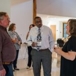 NCCHCA conference attendees register for Day 1 events while healthcare leaders, board members, sponsors, and rural health professionals gather for meetings, networking, and the Health Center Leader Reception at Sarah P. Duke Gardens in Durham, NC.