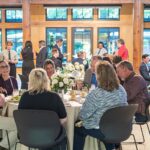 NCCHCA conference attendees register for Day 1 events while healthcare leaders, board members, sponsors, and rural health professionals gather for meetings, networking, and the Health Center Leader Reception at Sarah P. Duke Gardens in Durham, NC.