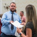 NCCHCA conference attendees register for Day 1 events while healthcare leaders, board members, sponsors, and rural health professionals gather for meetings, networking, and the Health Center Leader Reception at Sarah P. Duke Gardens in Durham, NC.