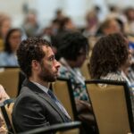 NCCHCA conference attendees register for Day 1 events while healthcare leaders, board members, sponsors, and rural health professionals gather for meetings, networking, and the Health Center Leader Reception at Sarah P. Duke Gardens in Durham, NC.