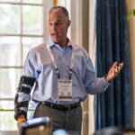 NCCHCA conference attendees register for Day 1 events while healthcare leaders, board members, sponsors, and rural health professionals gather for meetings, networking, and the Health Center Leader Reception at Sarah P. Duke Gardens in Durham, NC.