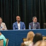 NCCHCA conference attendees register for Day 1 events while healthcare leaders, board members, sponsors, and rural health professionals gather for meetings, networking, and the Health Center Leader Reception at Sarah P. Duke Gardens in Durham, NC.