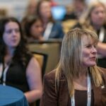 NCCHCA conference attendees register for Day 1 events while healthcare leaders, board members, sponsors, and rural health professionals gather for meetings, networking, and the Health Center Leader Reception at Sarah P. Duke Gardens in Durham, NC.