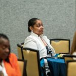 NCCHCA conference attendees register for Day 1 events while healthcare leaders, board members, sponsors, and rural health professionals gather for meetings, networking, and the Health Center Leader Reception at Sarah P. Duke Gardens in Durham, NC.