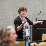 NCCHCA conference attendees register for Day 1 events while healthcare leaders, board members, sponsors, and rural health professionals gather for meetings, networking, and the Health Center Leader Reception at Sarah P. Duke Gardens in Durham, NC.