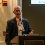 NCCHCA conference attendees register for Day 1 events while healthcare leaders, board members, sponsors, and rural health professionals gather for meetings, networking, and the Health Center Leader Reception at Sarah P. Duke Gardens in Durham, NC.