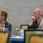 NCCHCA conference attendees register for Day 1 events while healthcare leaders, board members, sponsors, and rural health professionals gather for meetings, networking, and the Health Center Leader Reception at Sarah P. Duke Gardens in Durham, NC.