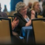 NCCHCA conference attendees register for Day 1 events while healthcare leaders, board members, sponsors, and rural health professionals gather for meetings, networking, and the Health Center Leader Reception at Sarah P. Duke Gardens in Durham, NC.