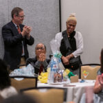 Healthcare professionals, community health center leaders, policymakers, and conference attendees participate in educational sessions, networking events, legislative discussions, and closing activities during Day 3 of the NCCHCA 2026 Primary Care Conference in Durham, NC.